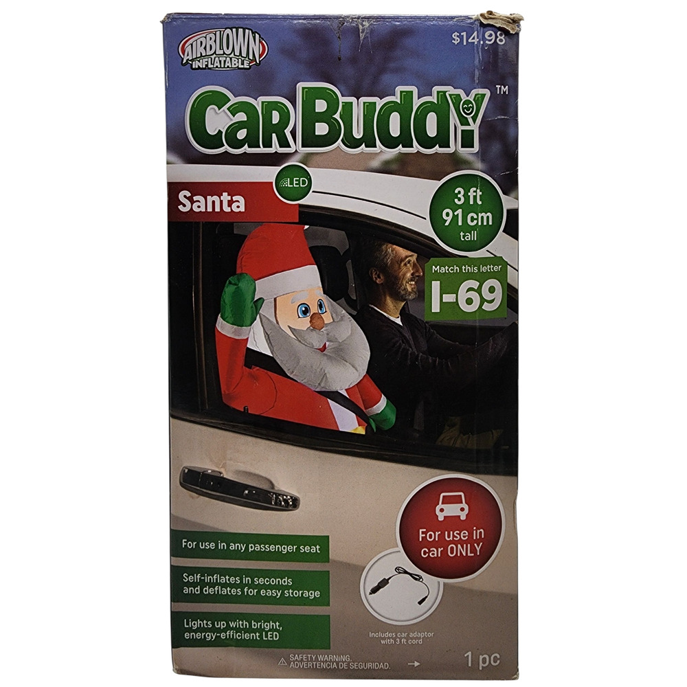 Santa Car Buddy Inflatable Christmas Passenger